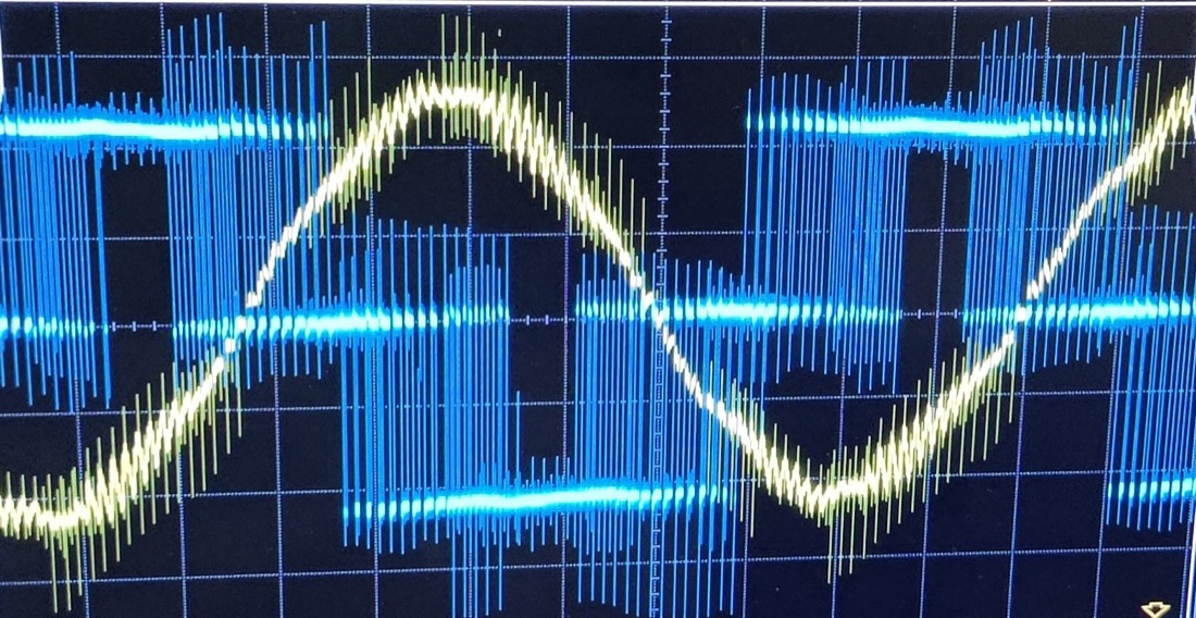 Power quality oscilloscope measurement